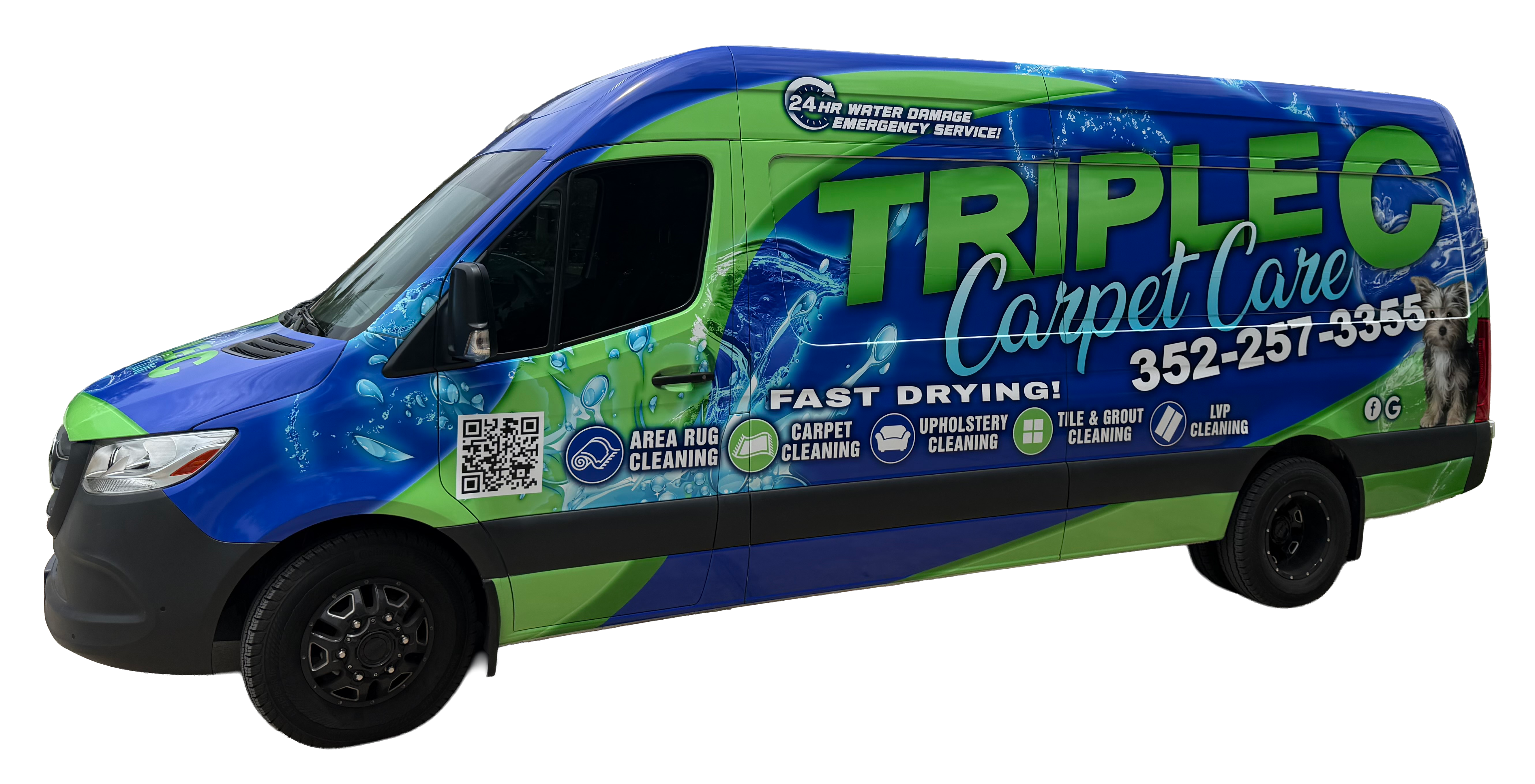 Triple-C Carpet Care service van